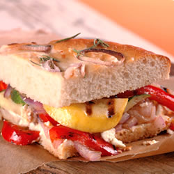 grilled veggie sandwich